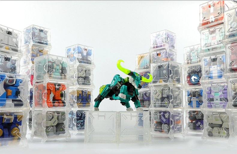 52TOYS BEASTBOX BB-27 TOXICHORN Bull Figure Cube Decompression Toy